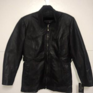 Oscar Piel Black Leather Women’s Jacket